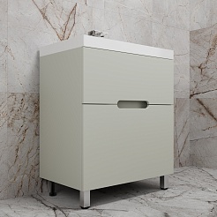 Style Line Тумба под раковину Матис 70 олива – фотография-3